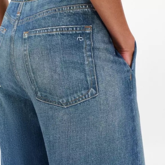 Rag & Bone Miramar Wide Leg Jeans (Lenox) - Picture 3 of 4